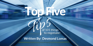 101 things to negotiate hotel venue